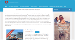 Desktop Screenshot of herpesdatingsupport.com